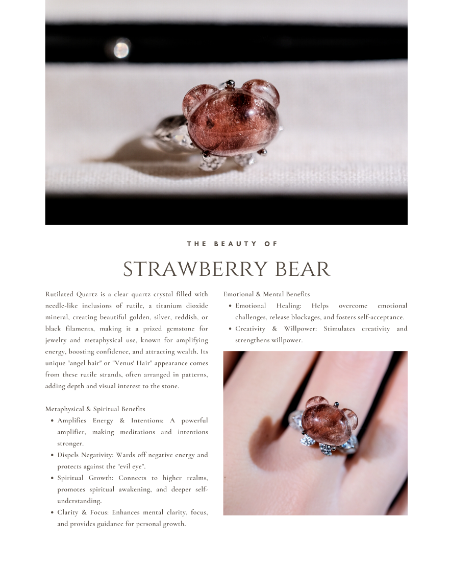 《𝐒𝐭𝐫𝐚𝐰𝐛𝐞𝐫𝐫𝐲 𝐁𝐞𝐚𝐫・草莓小熊🐻》｜人緣暴漲・走到哪都受歡迎 🧁  𝐑𝐢𝐭𝐮𝐚𝐥 𝐉𝐞𝐰𝐞𝐥𝐫𝐲