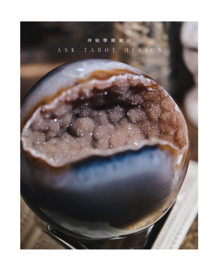 《𝐂𝐚𝐫𝐚𝐦𝐞𝐥 𝐂𝐨𝐟𝐟𝐞𝐞 ・焦糖咖啡☕》開口笑｜水晶瑪瑙擺件