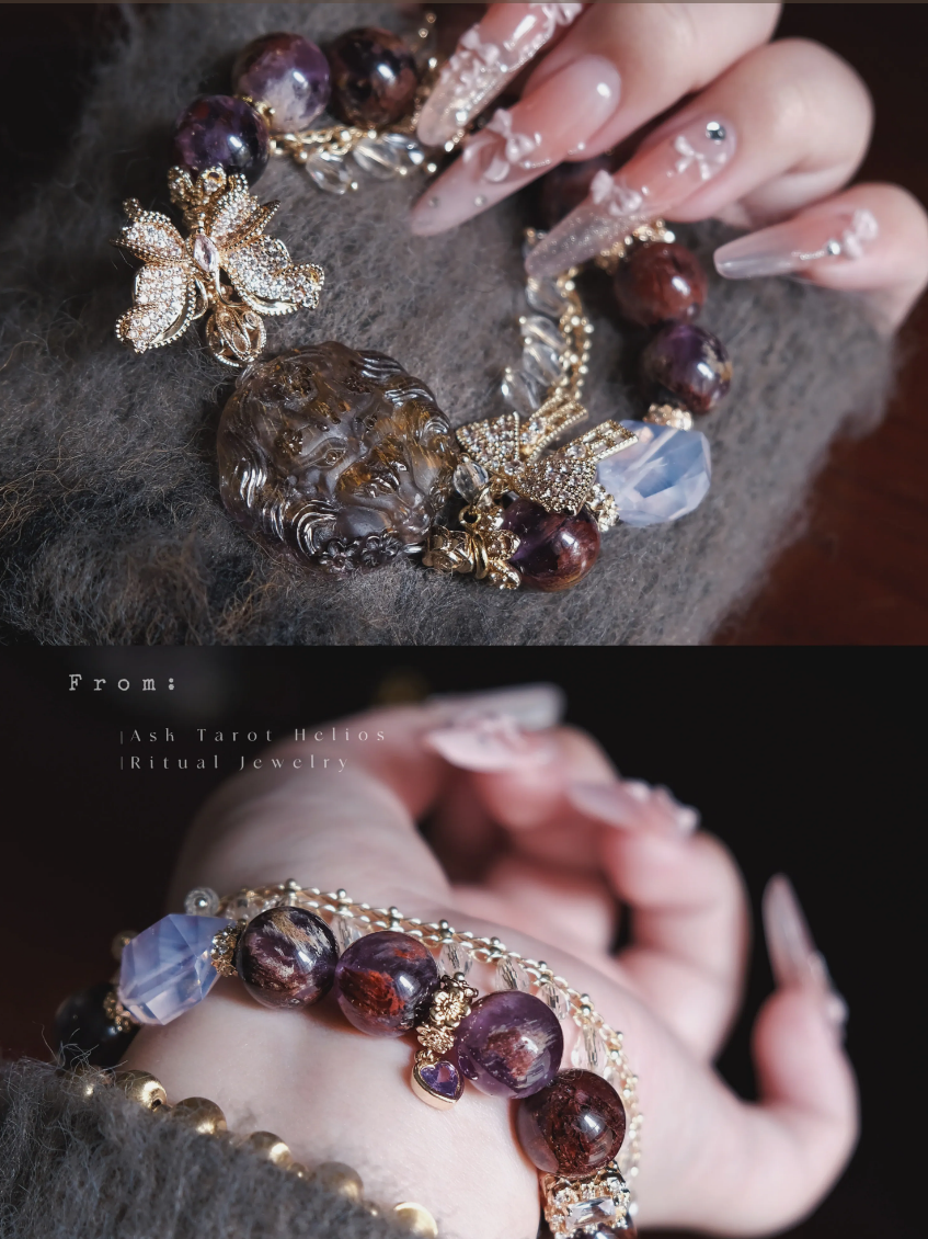 𐄉 ﾟ. ♥․⁺ ✞ 紫黃金芽·極光23 ✨𓂃𓈒 𝑹𝒊𝒕𝒖𝒂𝒍 儀式飾品 🏷🔗*ﾟ. 𓂃 𓈒 解鎖財富屏障，讓金流順勢而來